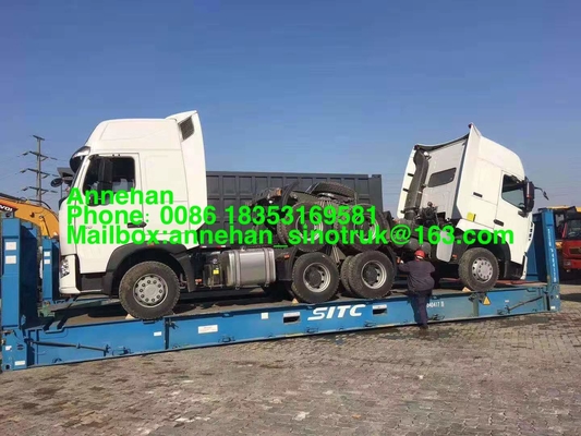 ساينو تراك HowoA7 420hp 10 عجلات جرار شاحنة مقطورة