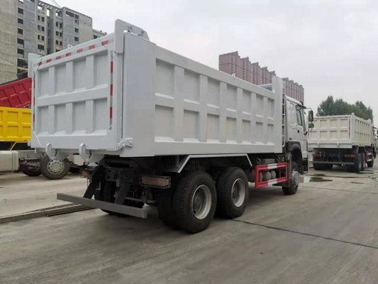 ساينو تراك HOWO حصان 371hp ساينو تراك Howo 6 × 4 شاحنة قلابة 20cbm 30tons