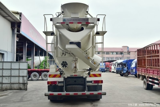 10 عجلات 12 شاحنة مكعب 6x4 371hp شاحنة خلط الخرسانة Howo