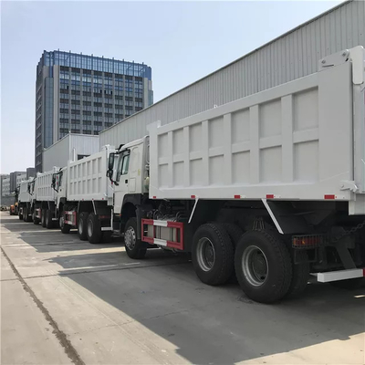 Howo 6x4 ناقل حركة يدوي ديزل 20cbm شاحنة قلابة ثقيلة