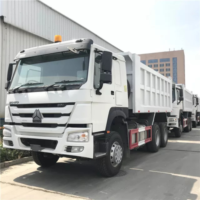Howo 6x4 ناقل حركة يدوي ديزل 20cbm شاحنة قلابة ثقيلة
