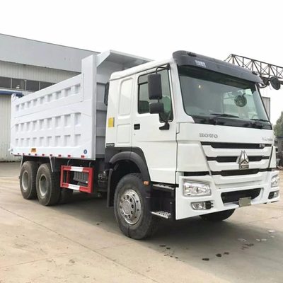 Howo 6x4 ناقل حركة يدوي ديزل 20cbm شاحنة قلابة ثقيلة