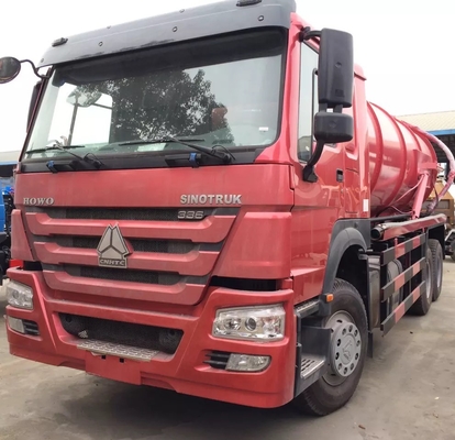 شاحنة شفط مياه المجاري فراغ SINOTRUK HOWO 6X4 336hp