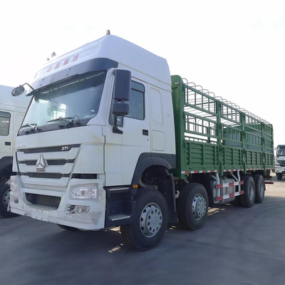 60 طن LHD يدوي 8x4 ساينو تراك هوو شاحنة بضائع