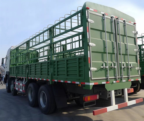60 طن LHD يدوي 8x4 ساينو تراك هوو شاحنة بضائع
