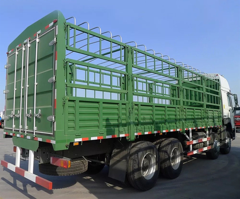 60 طن LHD يدوي 8x4 ساينو تراك هوو شاحنة بضائع