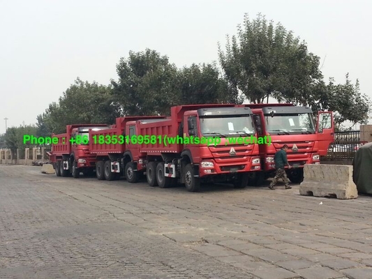 336hp 18m3 شاحنة قلابة ثقيلة 10 قطعة Triange Brand Tire