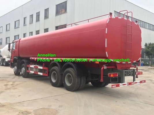 8x4 12 Wheels 371hp Sinotruk Howo7 Water Tank مقطورة