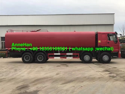 8x4 12 Wheels 371hp Sinotruk Howo7 Water Tank مقطورة