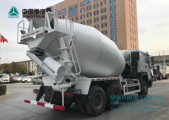 ZZ1257N3841W EURO 4380HP 6X4 3830mm شاحنة خلط الخرسانة