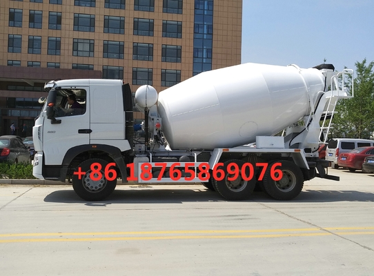 White HC16 Alex 380hp 10cbm شاحنة خلط الخرسانة ZZ1257N4047P1