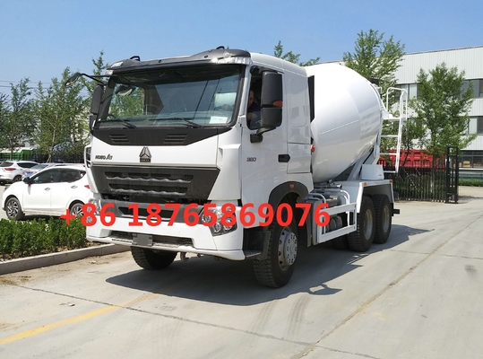 White HC16 Alex 380hp 10cbm شاحنة خلط الخرسانة ZZ1257N4047P1