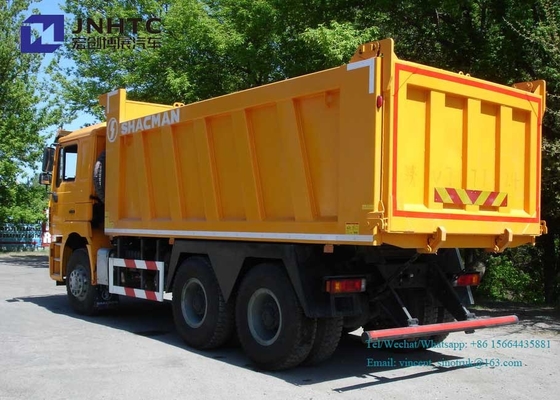 Shacman F3000 30t شاحنة قلابة شديدة التحمل 3175 مم قاعدة العجلات