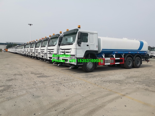 ساينو تراك هووا 7 6x4 Q345B 20000L شاحنة رش المياه