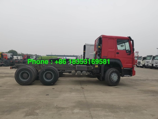 الهيكل 4300mm قاعدة العجلات 371hp LHD شاحنة بضائع ثقيلة