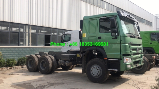 الهيكل 4300mm قاعدة العجلات 371hp LHD شاحنة بضائع ثقيلة