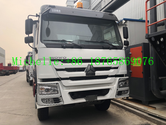 WD615.69 336hp شاحنة قلابة شديدة التحمل لمواقع البناء