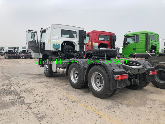 ZZ4257S3241W 400L HW19710 6x4 رأس جرار شاحنة