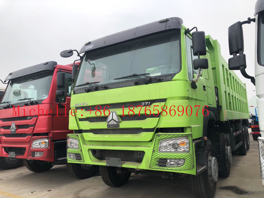 3 المحور 30cbm 45 طن 8 * 4 12 شاحنة قلابة ويلر لراكبين