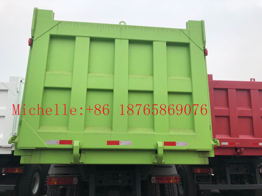 3 المحور 30cbm 45 طن 8 * 4 12 شاحنة قلابة ويلر لراكبين