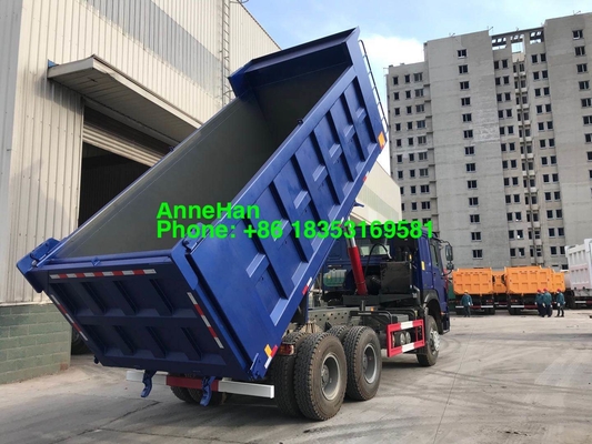 الأزرق 20M3 40T LHD الثقيلة شاحنة قلابة الرفع الأمامي
