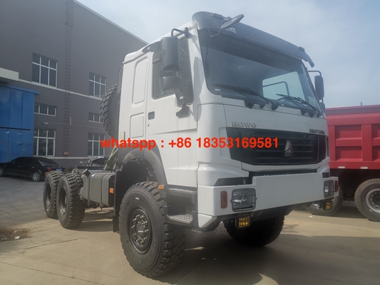6x6 371hp ساينو تراك Howo 7 Prime Mover Truck محرك ديزل