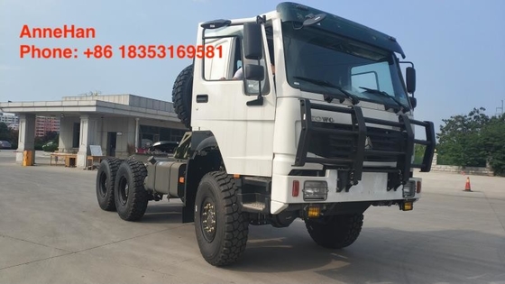 6x6 371hp ساينو تراك Howo 7 Prime Mover Truck محرك ديزل