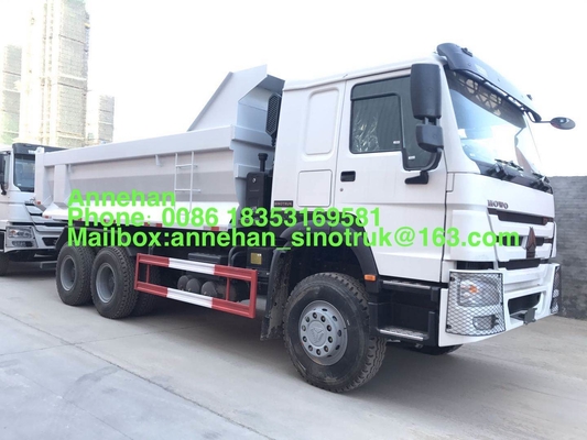 30-40T 20M3 شاحنة قلابة ثقيلة Sinotruk Howo 7 Dump Truck 10 Wheels