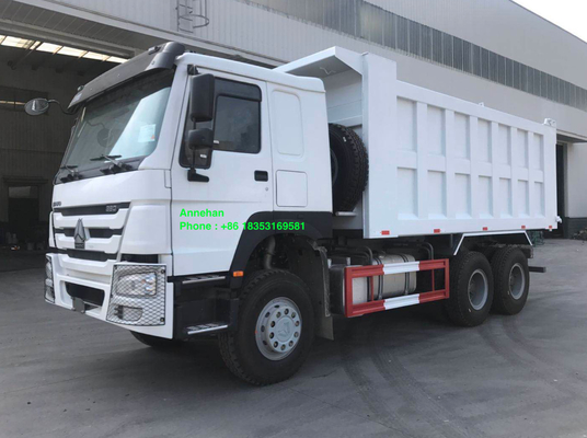 30-40T 20M3 شاحنة قلابة ثقيلة Sinotruk Howo 7 Dump Truck 10 Wheels