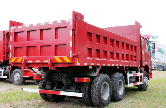 ZZ3317N3647B 12 ياردة ثلاثة محاور شاحنة قلابة ثقيلة لبناء الطرق