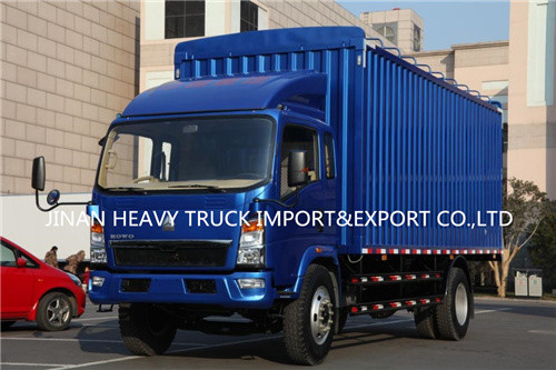 6m 5 طن ديزل بضائع ساينو تراك شاحنة صغيرة خفيفة صغيرة WD615.47.5