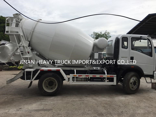 Mini Sinotruk 4 5 6m3 ​​Light Duty الشاحنات التجارية شاحنة خلط الخرسانة الإسفلتية