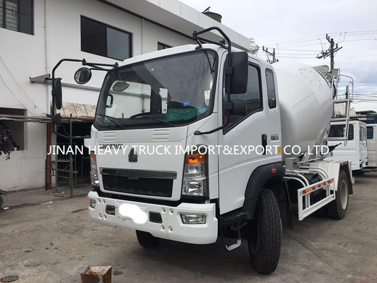 Mini Sinotruk 4 5 6m3 ​​Light Duty الشاحنات التجارية شاحنة خلط الخرسانة الإسفلتية