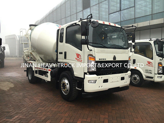 Mini Sinotruk 4 5 6m3 ​​Light Duty الشاحنات التجارية شاحنة خلط الخرسانة الإسفلتية