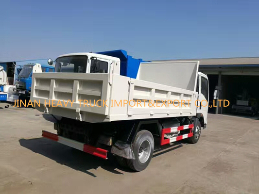 5T شاحنات تجارية خفيفة صغيرة 4x2 شاحنة قلابة Sino Howo