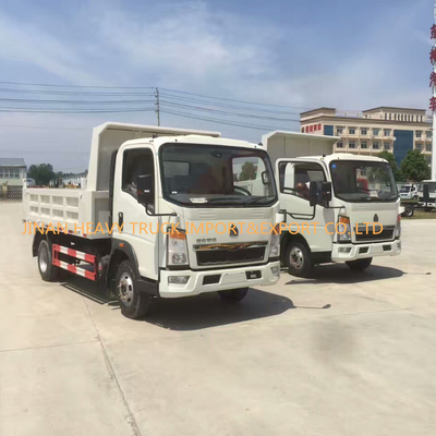 5T شاحنات تجارية خفيفة صغيرة 4x2 شاحنة قلابة Sino Howo