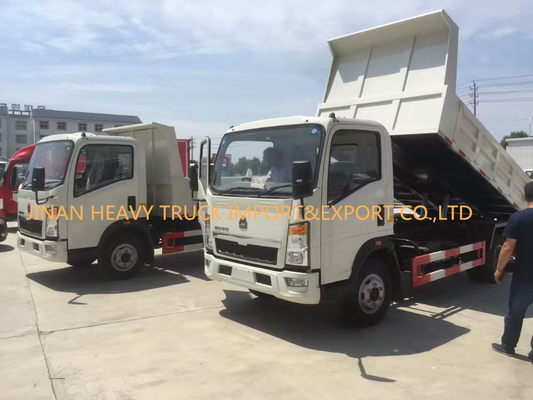 5T شاحنات تجارية خفيفة صغيرة 4x2 شاحنة قلابة Sino Howo