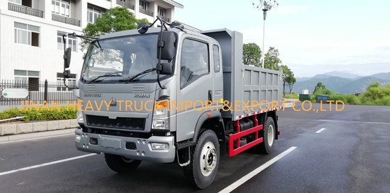 5 طن HOWO 4x2 شاحنة قلابة صغيرة Sino شاحنة قلابة ZZ3158E3414C1