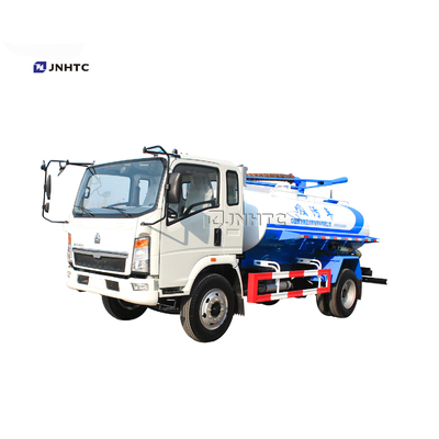 HOWO 4X2 Light Duty Truck 4cbm 1000 جالون تنظيف شفط مياه الصرف الصحي
