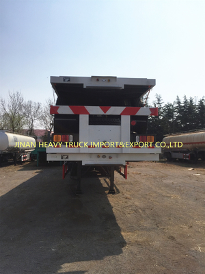 SINOTRUK Three Axle Heavy Duty نصف مقطورة حاوية نقل نصف مقطورة