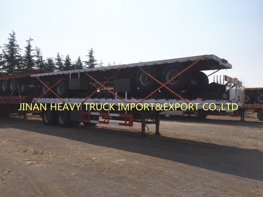 SINOTRUK Three Axle Heavy Duty نصف مقطورة حاوية نقل نصف مقطورة
