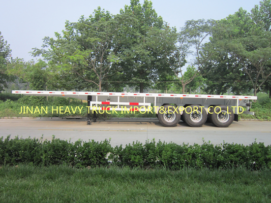 SINOTRUK Three Axle Heavy Duty نصف مقطورة حاوية نقل نصف مقطورة