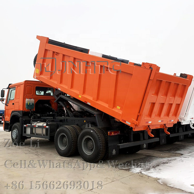 Sinotruk HOWO اليورو 2 يسار القيادة 6x4 371hp شاحنة قمامة بيضاء