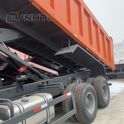 Sinotruk HOWO اليورو 2 يسار القيادة 6x4 371hp شاحنة قمامة بيضاء