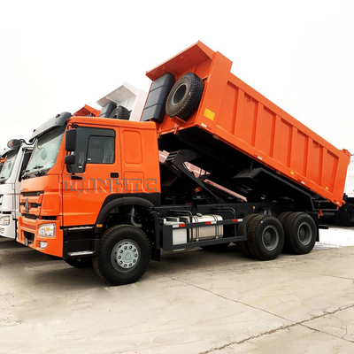 Sinotruk HOWO اليورو 2 يسار القيادة 6x4 371hp شاحنة قمامة بيضاء