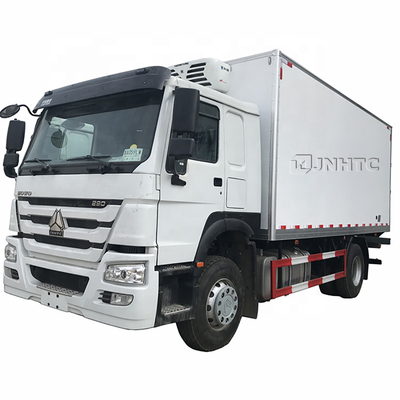HOWO 290hp يورو2 4x2 15 طن الثلاجة المجمدة شاحنة التبريد شاحنة صغيرة