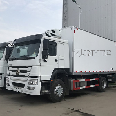 HOWO 290hp يورو2 4x2 15 طن الثلاجة المجمدة شاحنة التبريد شاحنة صغيرة