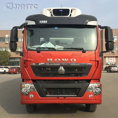 سينوتروك HOWO 45cbm مجمد ثلاجة 8x4 شاحنة تبريد 20 طن شاحنة تبريد ثقيلة