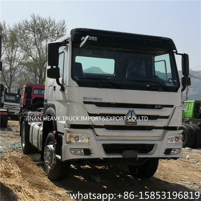 6 عجلات بضائع هوو رأس جرار مزدوج المحاور 4x2 380hp