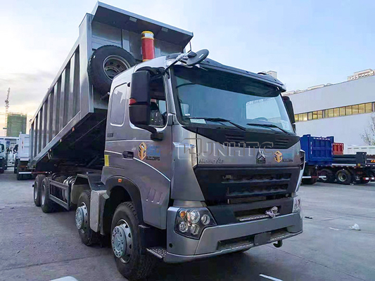 12 عجلة HOWO A7 تفريغ شاحنة قلابة 420hp في الفلبين